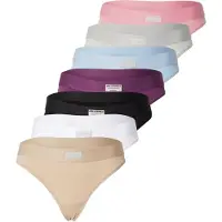 Karl Lagerfeld Stringit nude / vaaleansininen / meleerattu harmaa / lila / vaaleanpunainen / musta / valkoinen