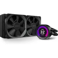 NZXT RL-KRZ53-01, All-in-one-nesteenjäähdytin, 12 cm, Musta