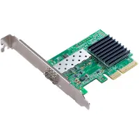 Edimax EN-9320SFP+, Sisäinen, Langallinen, PCIe, Kuitu, 10000 Mbit/s, Vihreä, Hopea (EN-9320SFP+ V2)