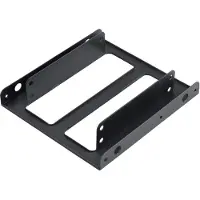 Akasa – Mounting angle for 2x2.5" hard drive in 3.5" slot, black (AK-HDA-03)