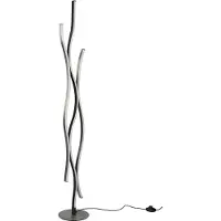 TRIO Blaze LED lattiavalaisin 28W 2300+3000+4000K 138cm harjattu alumiini