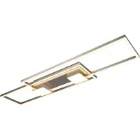 TRIO Albany LED kattovalaisin 2700-6500K 100cm 37W harjattu teräs