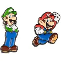 Paladone - Super Mario - Set of 2 Enamel Pin Badges - Pin / Rintaneula