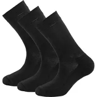 Devold Daily Merino Medium Sock 3-pack Black Treenisukat 36-40