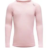 Devold Breeze Merino Kerrastopaita Kid, Chalk Pink, 2 vuotta