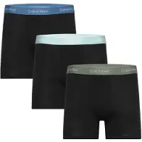 Calvin Klein Underwear 3-Pack Icon Boxers - Mens, musta