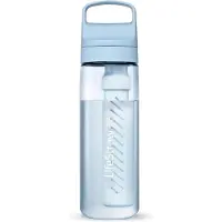 LifeStraw Go Icelandic Blue GO-650ML-ICE BPA-Free Plastic, water bottle with 2-stage filter, 650 ml