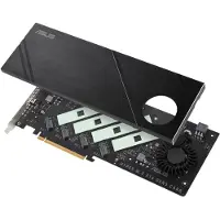 Asus Hyper M.2 x16 Gen5 Card, PCIe, M.2, PCIe 5.0, Musta, PC, Aktiivinen (90MC0CY0-M0EAY0)