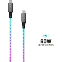 FIXED 60W USB-C/C 1,2m valaiseva LED-kaapeli