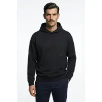 BOSS for man. 50564113 Navy blue hoodie (M), Casual, Cotton