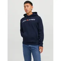 Jack & Jones Jjecorp Old Logo Sweat Hood Noos - Navy - XXL