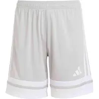 Adidas Urheiluhousut 'Squadra 25' vaaleanharmaa / valkoinen