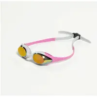 Arena Spider Mirror Junior Swimming Goggles Pinkki