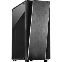 Inter-Tech T-11 Televen, Tower, PC, Musta, ATX, ITX, mikro ATX, 16,5 cm, 30,5 cm (88881324)