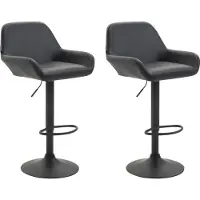 CLP 2 kpl Barjakkarat Braga musta tekonahka, Juoda