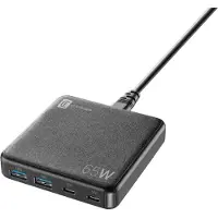 Cellularline Multipower Desk GaN 65W USB-C/USB laturi