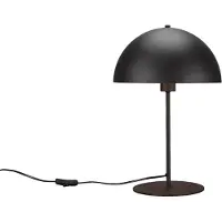 TRIO Lighting Pöytävalaisin Nola, Musta, Olohuone/ruokailutila, Metalli, Skandinaavinen