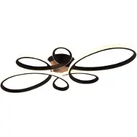 TRIO Lighting Led Fly, himmennettävä, Musta, Olohuone/ruokailutila, Metalli, Moderni