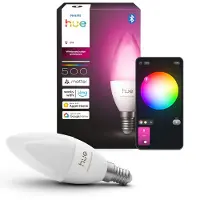 Philips Hue White & Color Ambiance B39-kynttilälamppu – E14-älylamppu