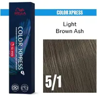 Wella Color Xpress hiusväri sävy Light Brown Ash 5/1 60 ml
