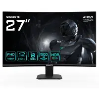 Gigabyte Monitor 27 inches GS27FC2 GAMING FHD 240Hz DP HDMI CURVED