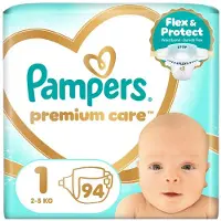 Pampers Premium Care Size 1 kertakäyttövaipat 2-5 kg 94 kpl