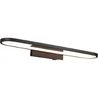 TRIO Gianni LED seinävalaisin IP44 22W 3000K 60cm mattamusta