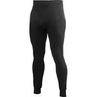 Woolpower Long Johns with Fly 400 Black Kerrasto alaosat M