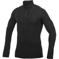 Woolpower Zip Turtleneck Lite Black - XXL
