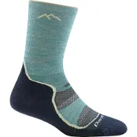 Darn Tough Light Hiker Micro Crew Lightweight WithCushion Women Aqua - S