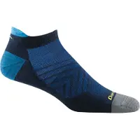 Darn Tough Men's Run No Show Tab Ultra-Lightweight Eclipse Urheilusukat L (43-45.5)