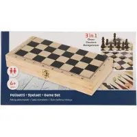 Kärkkäinen Shakki, Tammi ja Backgammon 3-in-1 pelisetti