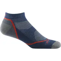 Darn Tough Men's Light Hiker No Show Lightweight with Cushion Denim Retkeilysukat M (41-42.5)