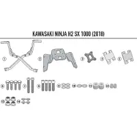 Kappa monokey & monolock takalaukun teline, kawasaki ninja h2 sx 2018-26