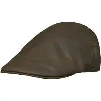 Chevalier Unisex Torre Sixpence Cap Leather Brown Lippalakit 60