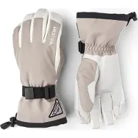 Hestra Powder Gauntlet 5-Finger Beige Lasketteluhanskat 8