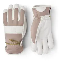 Hestra Women's Voss CZone - 5 finger Beige Lasketteluhanskat 9