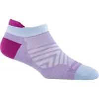 Darn Tough Women's Run No Show Tab Ultra-Lightweight Lavender Urheilusukat L (41-42.5)