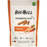 BugBell 4x60g pureskelutikut porkkana koiranherkut