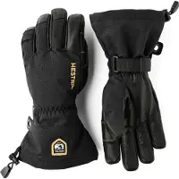 Hestra Army Leather Gore-Tex - 5 Finger Black/Black - 11