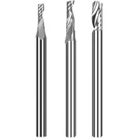 TwoTrees HRC55 3.175mm Carbide End Mill Cutter for CNC- 3pcs