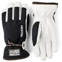 Hestra Kids' Wakayama Jr - 5 Finger Black Lasketteluhanskat 4