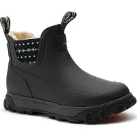 Grundens Women's Deviation Sherpa Ankle Boot Black Kumisaappaat 37