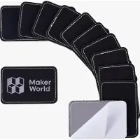 Bambu Lab Rectangular PU Iron-on Patch (10PCS)