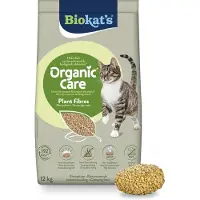 Biokat's 30l (n. 12kg) Organic Care kasvikuituista kissan kuiviketta