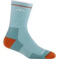 Darn Tough Women's Hiker Micro Crew Midweight Hiking Sock Cushion Glacier Retkeilysukat 41-43