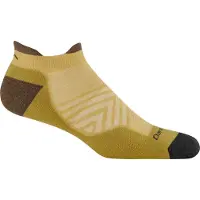 Darn Tough Men's Run No Show Tab Ultra-Lightweight with Cushion Sandstone Urheilusukat M (41-42.5)