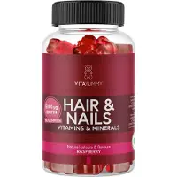 VitaYummy Hår & Naglar Hallon 60 Gummies