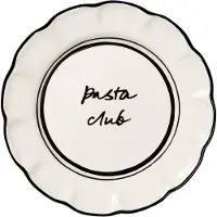 Pick a Poppy Bistro-salaattilautanen Black, 21,5 cm