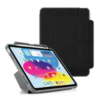 Pipetto iPad 10,9-tum (10:e gen) Origami No3 Pencil Case - Black